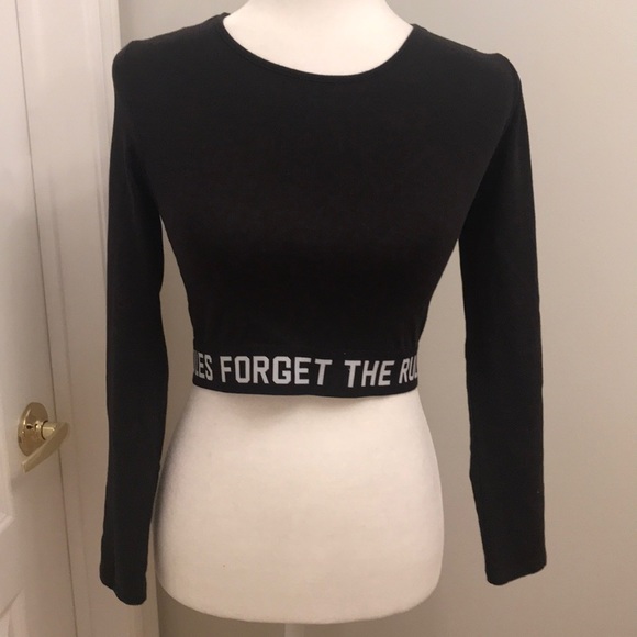 Divided by H&M Forget The Rules athletic crop top - Picture 3 of 6